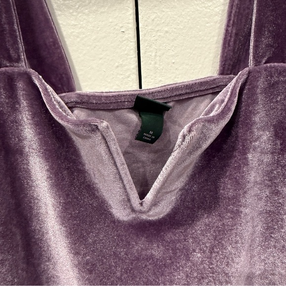 Wild Fable Purple Velvet Bodysuit - Picture 4 of 9